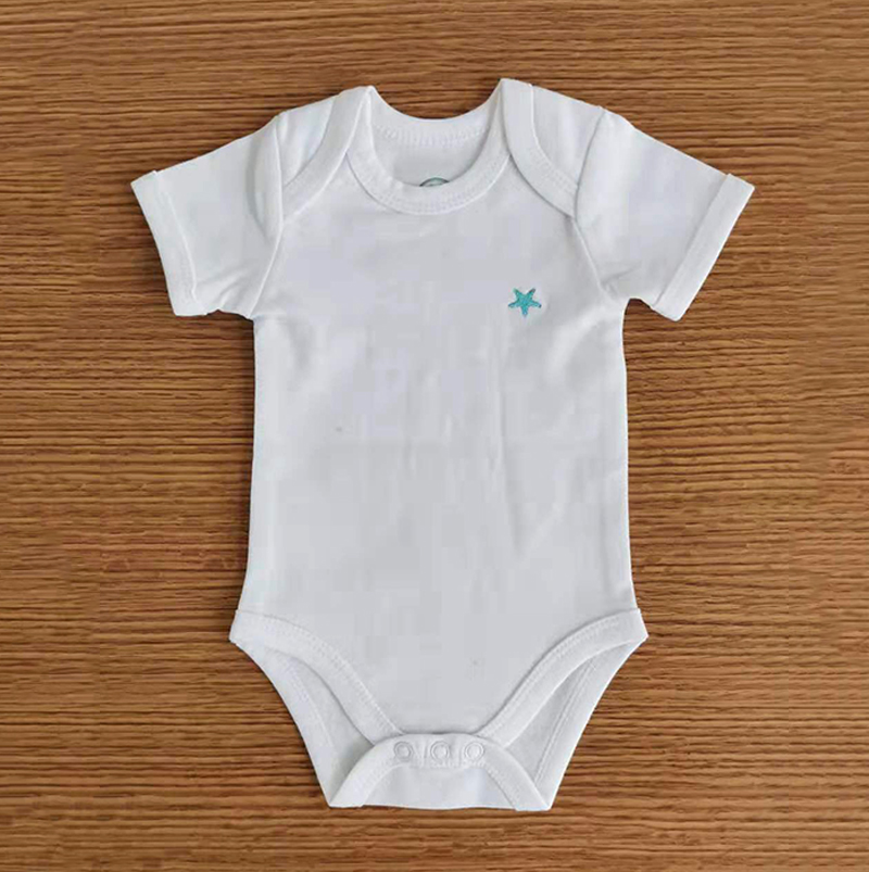 Short sleeve baby romper